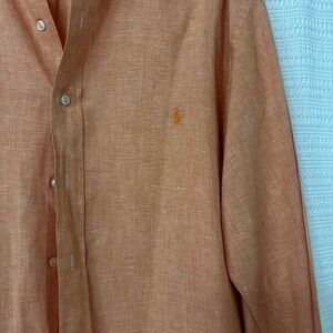 Ralph Lauren Coral Button-Up Shirt